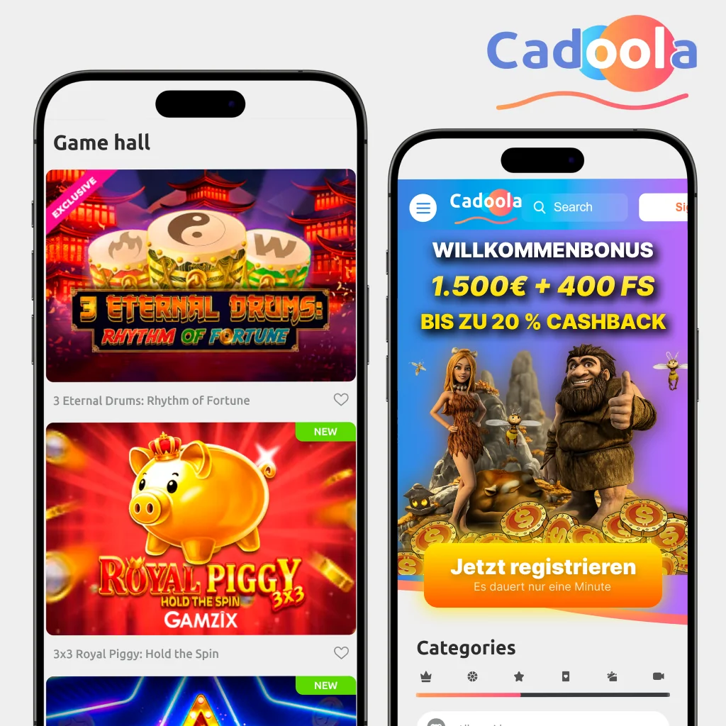 Casino Cadoola auf Mobilgeräten